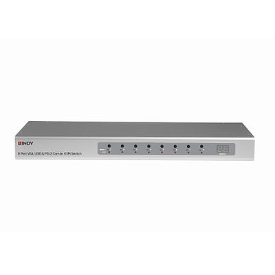 Lindy 39526 Tastatur/Video/Maus (KVM)-Switch Rack-Einbau Silber_3