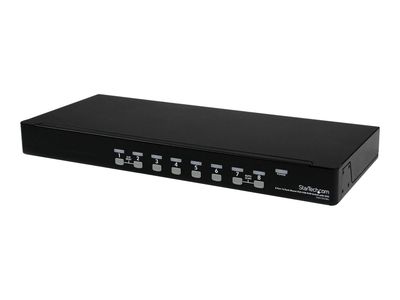 StarTech.com 8-Port USB KVM Swith with OSD - TAA Compliant - 1U Rack Mountable VGA KVM Switch (SV831DUSBU) - KVM switch - 8 ports_1