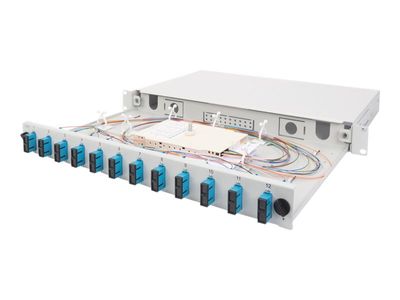DIGITUS DN-96200-QL - fiber-optic splice box - 1U - 19"_2