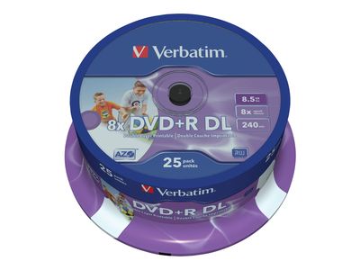 Verbatim - DVD+R DL x 25 - 8.5 GB - storage media_3
