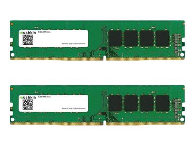 Mushkin Essentials - DDR4 - kit - 8 GB: 2 x 4 GB - DIMM 288-pin - 2666 MHz / PC4-21300 - unbuffered_thumb