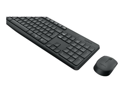 Logitech Tastatur- und Maus-Set MK235 - US Layout - Grau_1