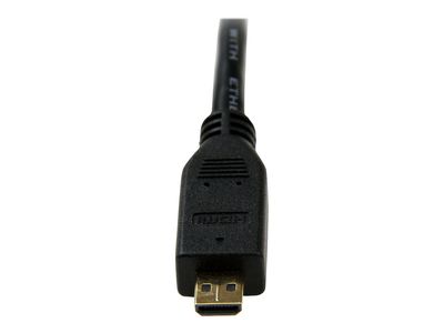 StarTech.com 1m High Speed HDMI Cable with Ethernet HDMI to HDMI Micro - HDMI with Ethernet cable - 1 m_4
