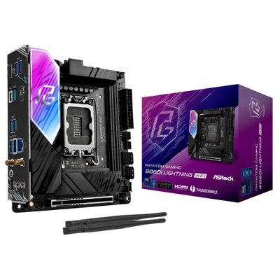 ASRock Phantom Gaming B860I Lightning WiFi - motherboard - mini ITX - LGA1851 Socket - B860_thumb
