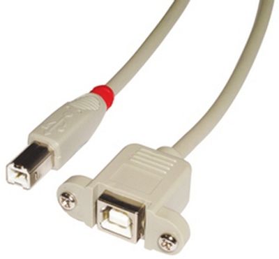 Lindy 31801 USB Kabel USB 2.0 1 m USB B 0,48 Gbit/s Grau_thumb
