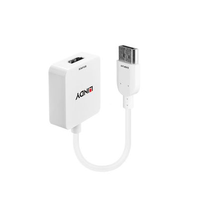 Lindy 38146 Videokabel-Adapter HDMI Typ A (Standard) DisplayPort Weiß_thumb