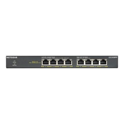 NETGEAR Switch GS308PP - 8 Ports - 8x GE (10/100/1000) - 8x PoE+_2