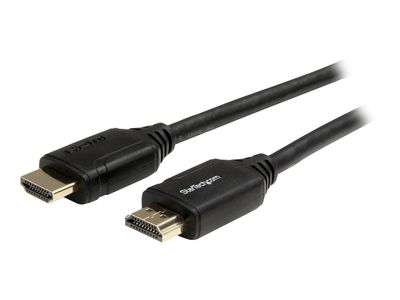 StarTech.com 1m 3 ft Premium High Speed HDMI Cable with Ethernet - 4K 60Hz - Premium Certified HDMI Cable - HDMI 2.0 - 30AWG (HDMM1MP) - HDMI with Ethernet cable - 1 m_2
