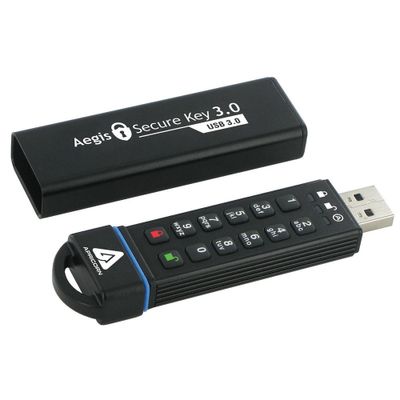Apricorn Aegis Secure Key 3.0 USB-Stick 60 GB USB Typ-A 3.2 Gen 1 (3.1 Gen 1) Schwarz_4