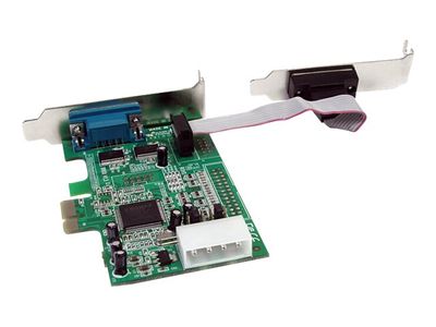 StarTech.com 2 Port Low Profile Native RS232 PCI Express Serial Card with 16550 UART - PCIe RS232 - PCI-E Serial Card (PEX2S553LP) - serial adapter - PCIe - RS-232 x 2_5