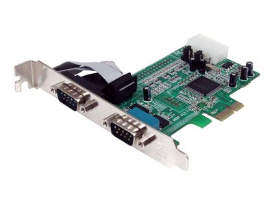 StarTech.com 2 Port Serielle PCI Express RS232 Adapter Karte - Serielle PCIe RS232 Kontroller Karte - PCIe zu Dual Serielle DB9 - 16550 UART - Erweiterungskarte - Windows & Linux (PEX2S553) - Serieller Adapter - PCIe - RS-232 x 2_thumb
