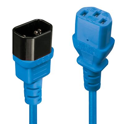 Lindy 30472 Stromkabel Blau 2 m C13-Koppler C14-Koppler_thumb