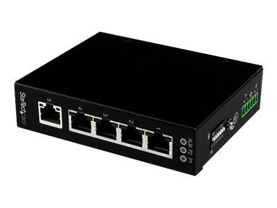 StarTech.com 5 Port Unmanaged Industrial Gigabit Ethernet Switch - DIN Rail / Wall-Mountable Network Switch - Rugged IP30 Gigabit Switch (IES51000) - switch - 5 ports_thumb