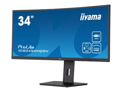 Iiyama Curved Monitor ProLite XCB3494WQSN-B5 - 86.4 cm (34") - 3440 x 1440 UWQHD_2