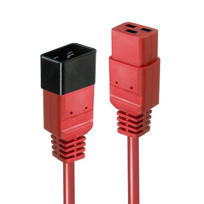 Lindy Netzverlängerungskabel 30123 - IEC C20 / IEC C19 - 1 m_thumb
