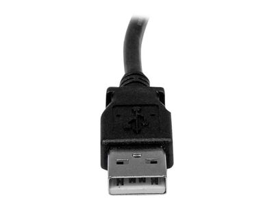 StarTech.com 3m USB 2.0 A to Left Angle B Cable Cord - 3 m USB Printer Cable - Left Angle USB B Cable - 1x USB A (M), 1x USB B (M) (USBAB3ML) - USB cable - 3 m_3