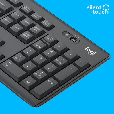 Logitech Tastatur MK295 - US Layout - Schwarz_3