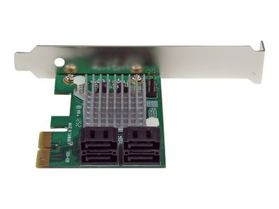 StarTech.com 4 Port PCI Express 2.0 SATA III 6Gbps RAID Controller Card with HyperDuo SSD Tiering - PCIe SATA 3 Controller Adapter (PEXSAT34RH) - storage controller (RAID) - SATA 6Gb/s - PCIe 2.0 x2_5