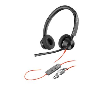 HP Poly Blackwire 3320 USB-C Stereo-Headset, für Microsoft Teams zertifiziert, + USB-C/A-Adapter_10