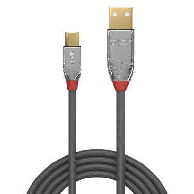 Lindy USB cable CROMO Line - USB-A / Micro-USB Type B - 5 m_2