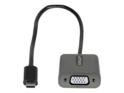 StarTech.com USB-C auf VGA Adapter - 1080p USB Typ C zu VGA Adapter Dongle - USB-C (DP Alt Modus) zu VGA Monitor / Display Videokonverter - Thunderbolt 3 kompatibel - 30 cm langes Kabel (CDP2VGAEC) - Videoadapter - VGA / USB - 30 cm_2