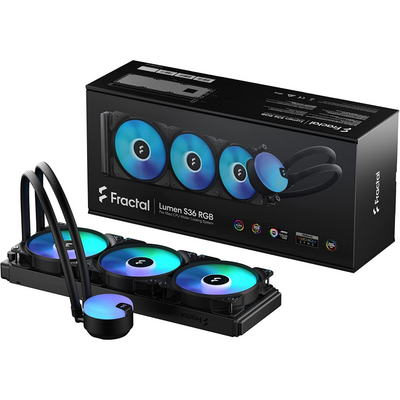Fractal All-in-One Liquid Cooler Design Lumen S36 v2 RGB - 12 cm - Black_thumb