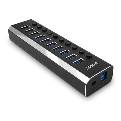 USB Hub Lindy USB 3.0 10-port with ON/OFF_thumb