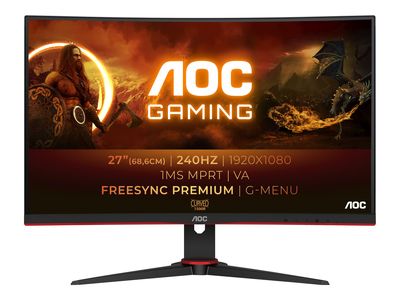 AOC LED Curved Gaming-Display C27G2ZE/BK - 68.6 cm (27") - 1920 x 1080 Full HD_thumb