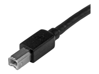 StarTech.com 15m / 50 ft Active USB 2.0 A to B Cable - Long 15 m USB Cable - 50 ft USB Printer Cable - 1x USB A (M), 1x USB B (M) - Black (USB2HAB50AC) - USB cable - USB Type B to USB - 15 m_3