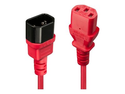 Cable Lindy C14 to C13 Extension 3m Red_thumb