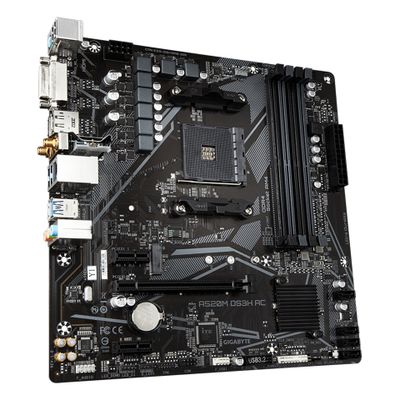Gigabyte A520M DS3H AC - 1.X - Motherboard - micro ATX - Socket AM4 - AMD A520_2
