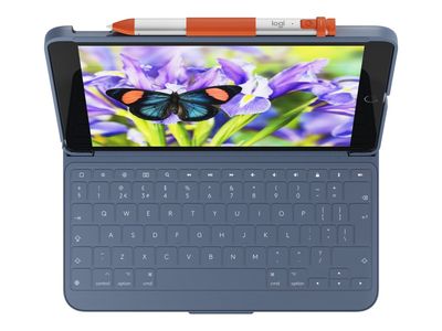 Logitech Rugged Lite - Tastatur und Foliohülle - Classic Blue Eingabegerät_3