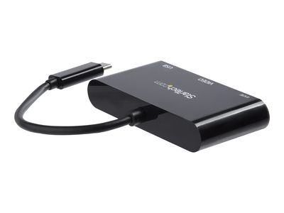 StarTech.com USB-C VGA Multiport Adapter - USB-A Port - with Power Delivery (USB PD) - USB C Adapter Converter - USB C Dongle (CDP2VGAUACP) - docking station - USB-C / Thunderbolt 3 - VGA_4