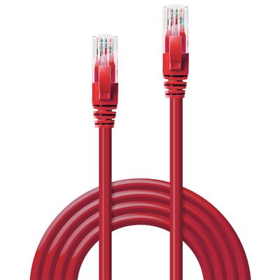 Lindy 48033 Netzwerkkabel Rot 2 m Cat6 U/UTP (UTP)_3