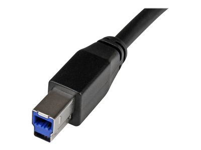 StarTech.com 5m 15 ft Active USB 3.0 USB-A to USB-B Cable - M/M - USB A to B Cable - USB 3.1 Gen 1 (5 Gbps) (USB3SAB5M) - USB cable - 5 m_2