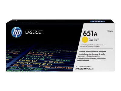 HP Toner Cartridge LaserJet 651A - Yellow_thumb