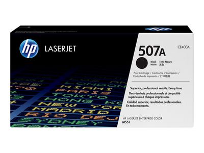 HP 507A - black - original - LaserJet - toner cartridge (CE400A)_thumb