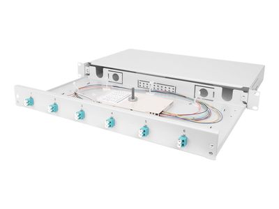 DIGITUS Professional fiber-optic splice box - 1U - 19"_7