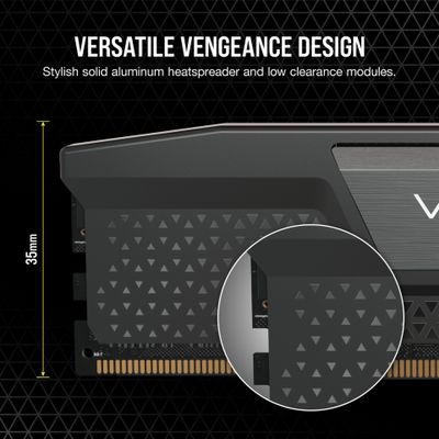 CORSAIR RAM Vengeance - 128 GB (4 x 32 GB Kit) - DDR5 5600 DIMM CL40_9