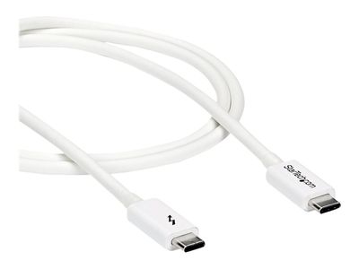 StarTech.com 3.3ft (1m) Thunderbolt 3 Cable, 20Gbps, 100W PD, 4K Video, Thunderbolt-Certified, Compatible w/ TB4/USB 3.2/DisplayPort - Thunderbolt cable - 24 pin USB-C to 24 pin USB-C - 1 m_4