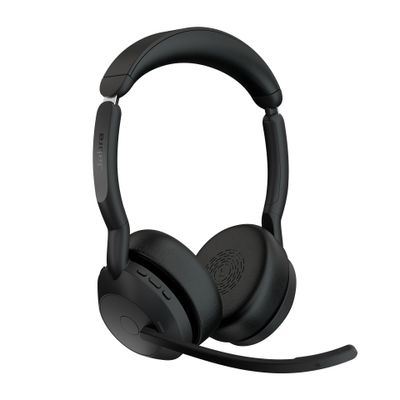 Jabra Over-Ear Headset Evolve2 55 UC Stereo with charging stand_2