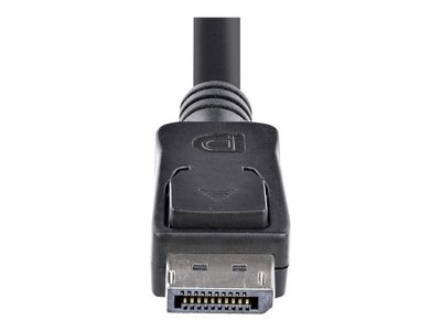 StarTech.com 2m DisplayPort 1.2 Kabel mit Verriegelung (Stecker/Stecker) - DP 4k Audio- / Videokabel Kabel - Schwarz - DisplayPort-Kabel - 2 m_4
