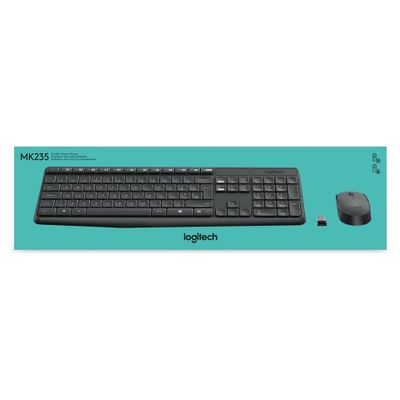 Logitech Tastatur und Maus Set MK235 - Grau_4