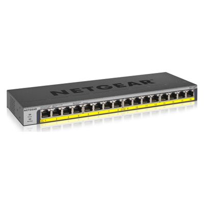 NETGEAR GS116LP - Switch - 16 Anschlüsse - an Rack montierbar_2