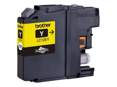 Brother LC12EY - XL Capacity - yellow - original - ink cartridge_2