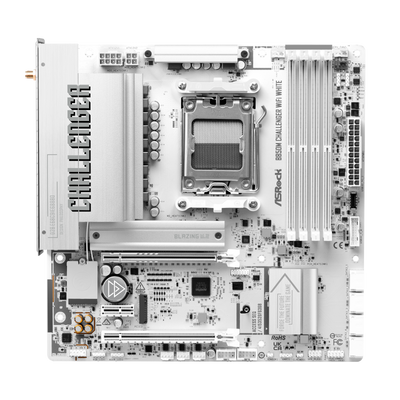 MB ASRock AMD AM5 B850M Challenger WiFi White_2
