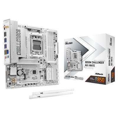 MB ASRock AMD AM5 B850M Challenger WiFi White_thumb