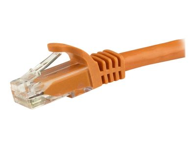 StarTech.com 5m CAT6 Ethernet Cable - Orange Snagless Gigabit CAT 6 Wire - 100W PoE RJ45 UTP 650MHz Category 6 Network Patch Cord UL/TIA (N6PATC5MOR) - patch cable - 5 m - orange_2
