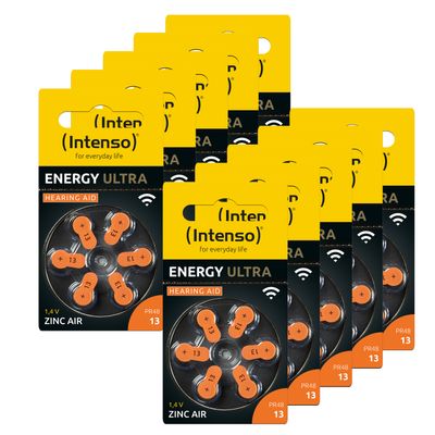 Intenso hearing aid batteries ENERGY ULTRA - PR48 13 - 60 pcs_1