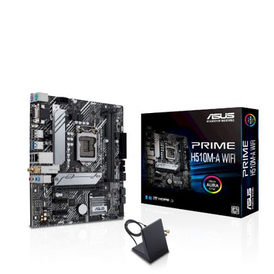 ASUS Mainboard PRIME H510M-A - Micro ATX - Socket LGA1200 - Intel H510_thumb